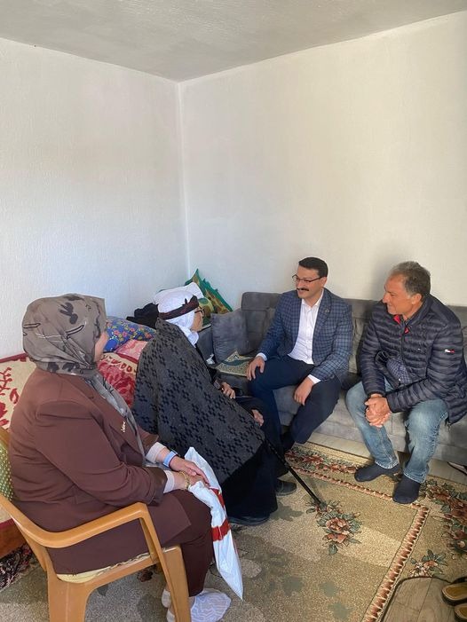 KAYMAKAM AKGÜL, FATMA NİNE'Yİ ZİYARET ETTİ