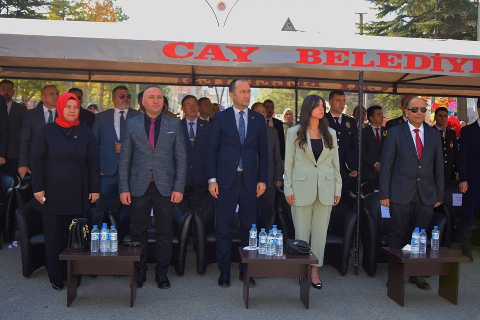 ÇAY İLÇESİNDE 29 EKİM CUMHURİYET BAYRAMI COŞKUYLA KUTLANDI