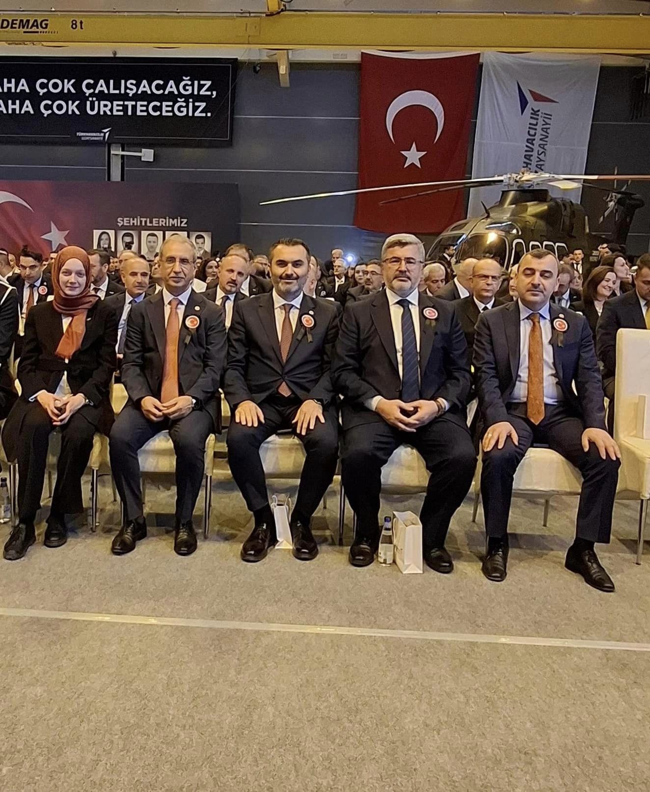 MİLLETVEKİLİ ÖZKAYA GÖKBEY HELİKOPTERİNİN JANDARMA TEŞKİLATINA TESLİM TÖRENİNE KATILDI