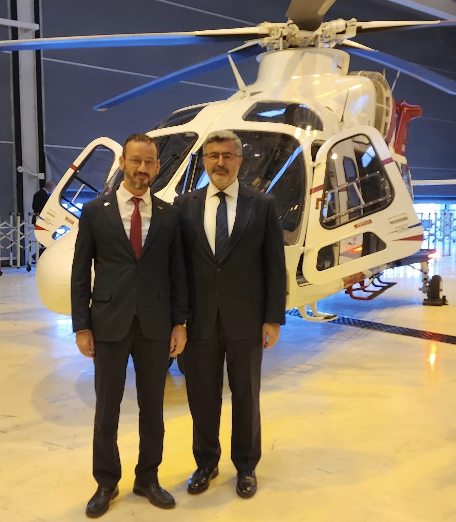 MİLLETVEKİLİ ÖZKAYA GÖKBEY HELİKOPTERİNİN JANDARMA TEŞKİLATINA TESLİM TÖRENİNE KATILDI