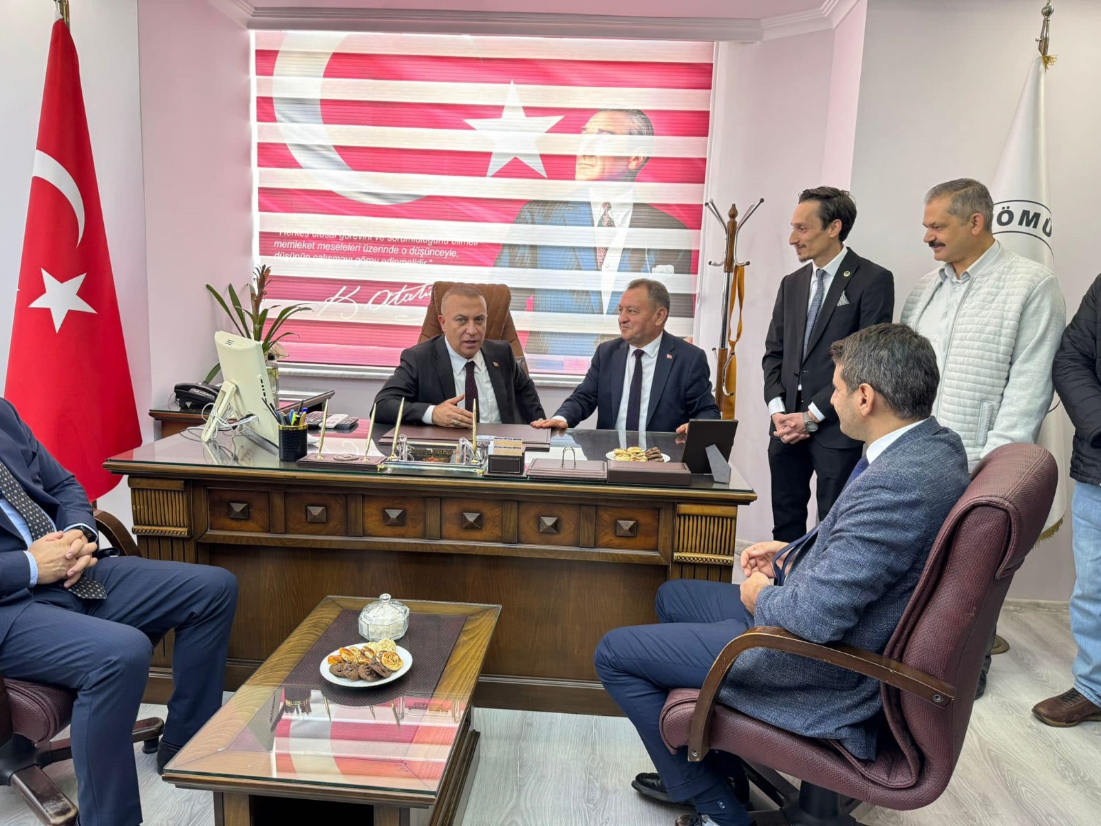 MHP’nin Etkili İsmi Yönter Başkan Eryıldız’ı Ziyaret Etti