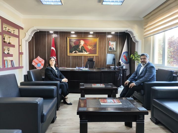 KAYMAKAM YÜCE, BAŞKAN ARSLAN’I AĞIRLADI