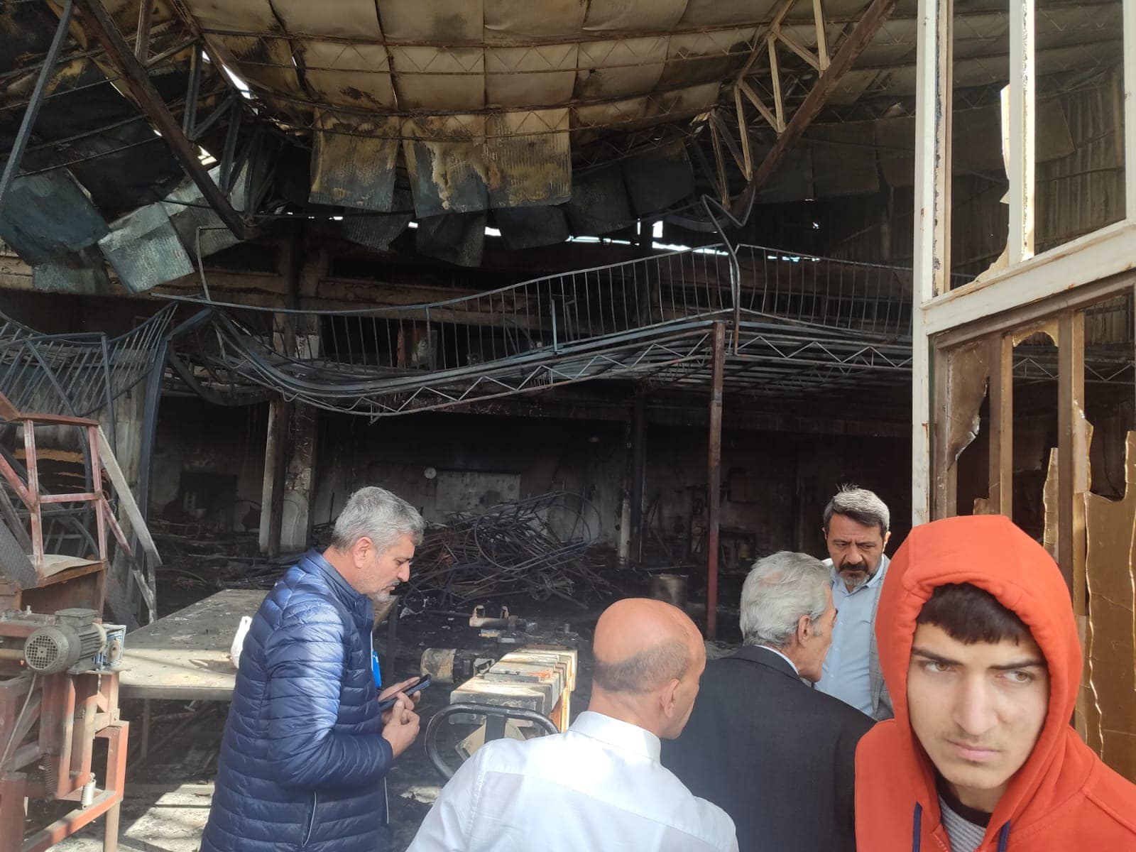 Sanayi Sitesi Yangını Sonrası Esnafa Destek Ziyareti: AESOB ve Oda Başkanları Zararı Yerinde İnceledi