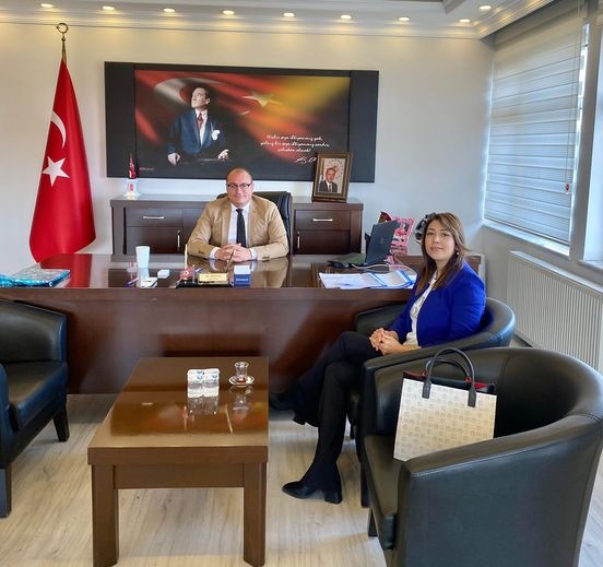 KAYMAKAM ARIKAN, OP. DR. YAMRALI’YI KABUL ETTİ