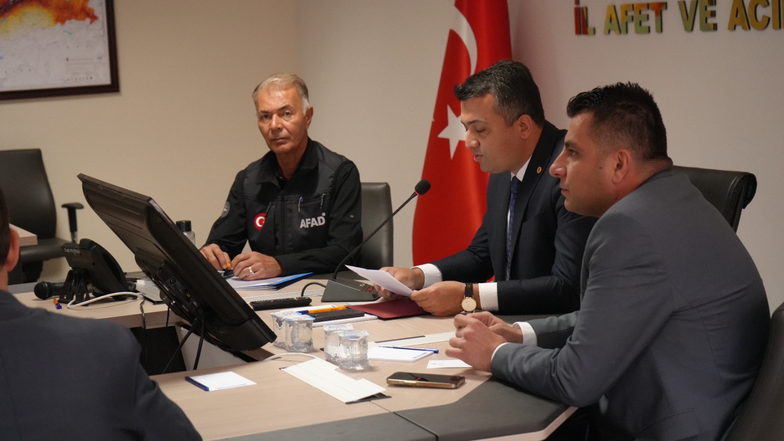 Kritik Toplantıya Keklik Başkanlık Etti AFAD’ın Ev Sahipliğinde Gerçekleşti