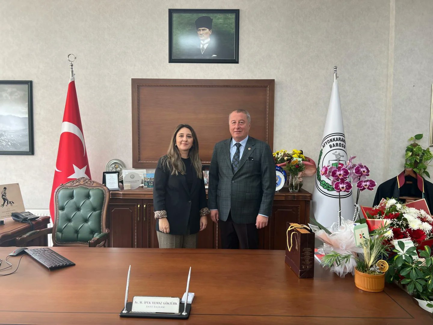 İYİ Partili Olgun’dan Baro Başkanı Göktürk’e Ziyaret