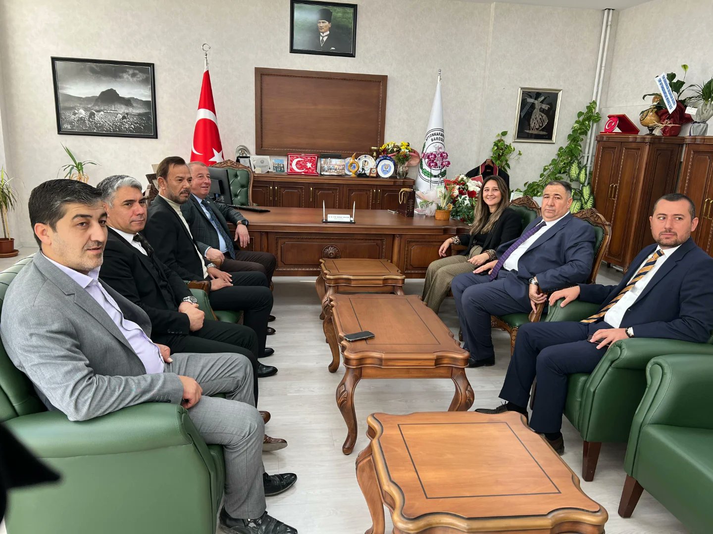 İYİ Partili Olgun’dan Baro Başkanı Göktürk’e Ziyaret