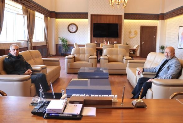 BAŞKAN SİPER, TUĞGENERAL DAĞLI’YI AĞIRLADI