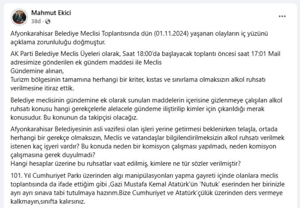 ALKOL RUHSATI VERİLMEK İSTENEN KAÇ İŞYERİ VARDIR?