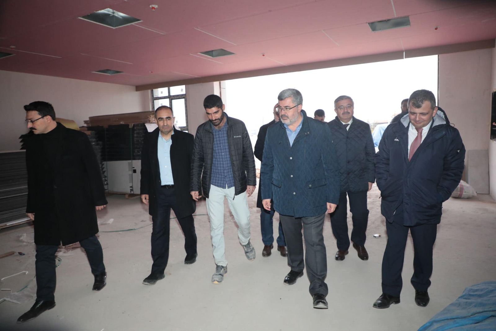 AK Parti Milletvekilleri, Devlet Hastanesi Şantiyesinde İncelemelerde Bulundu