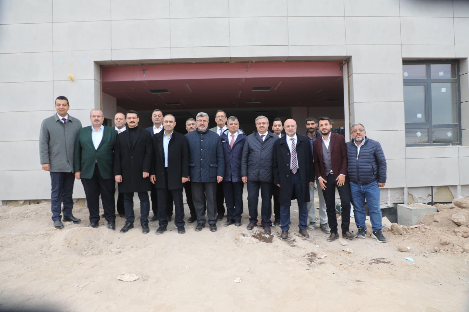 AK Parti Milletvekilleri, Devlet Hastanesi Şantiyesinde İncelemelerde Bulundu