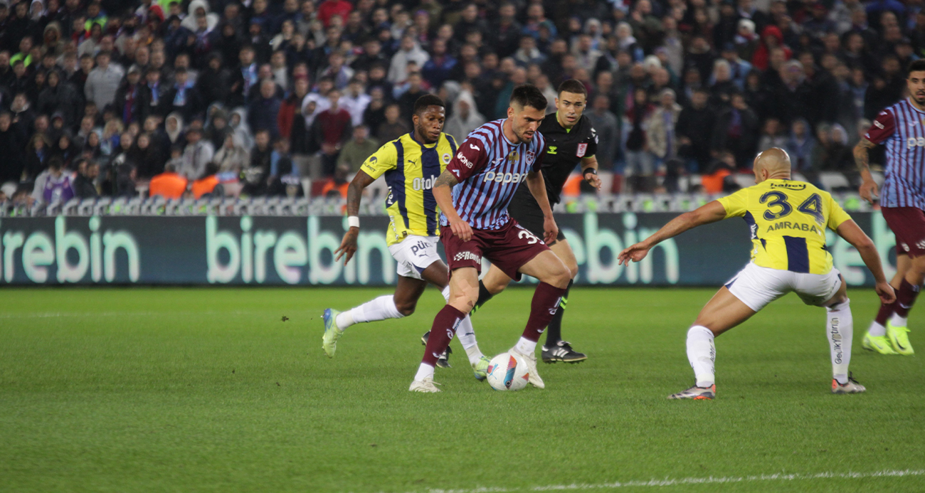 TRABZON UZATMALARDA YIKILDI! GOL DÜELLOSUNU FENERBAHÇE KAZANDI