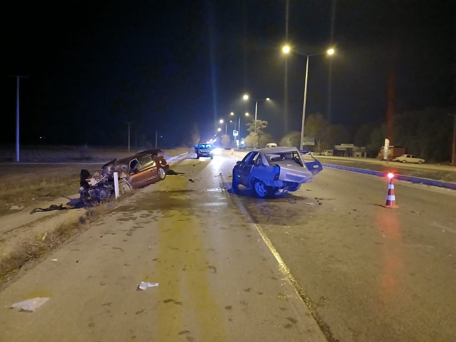 Araçların Hurdaya Döndüğü Kazada 5 Kişi Yaralandı