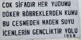 ŞİFA KAYNAĞI BU ÇEŞMEDEN AKIYOR!
