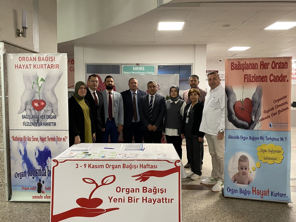 Devlet Hastanesi’nde Organ Bağışı Haftası İçin Farkındalık Standı Kuruldu