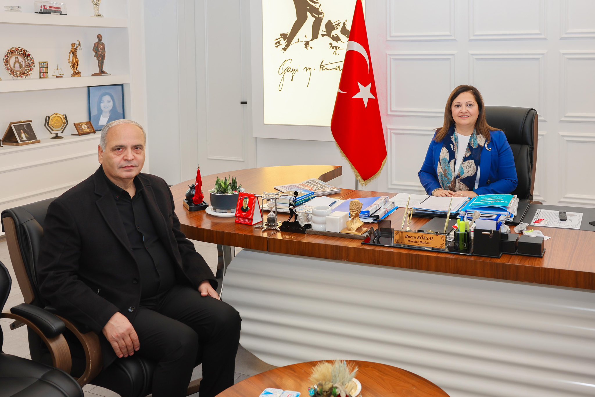 Başkan Şahin’den, Başkan Köksal’a Ziyaret