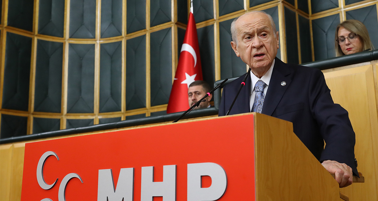 MHP LİDERİ DEVLET BAHÇELİ: ''SÖZÜMÜN ARKASINDAYIM''