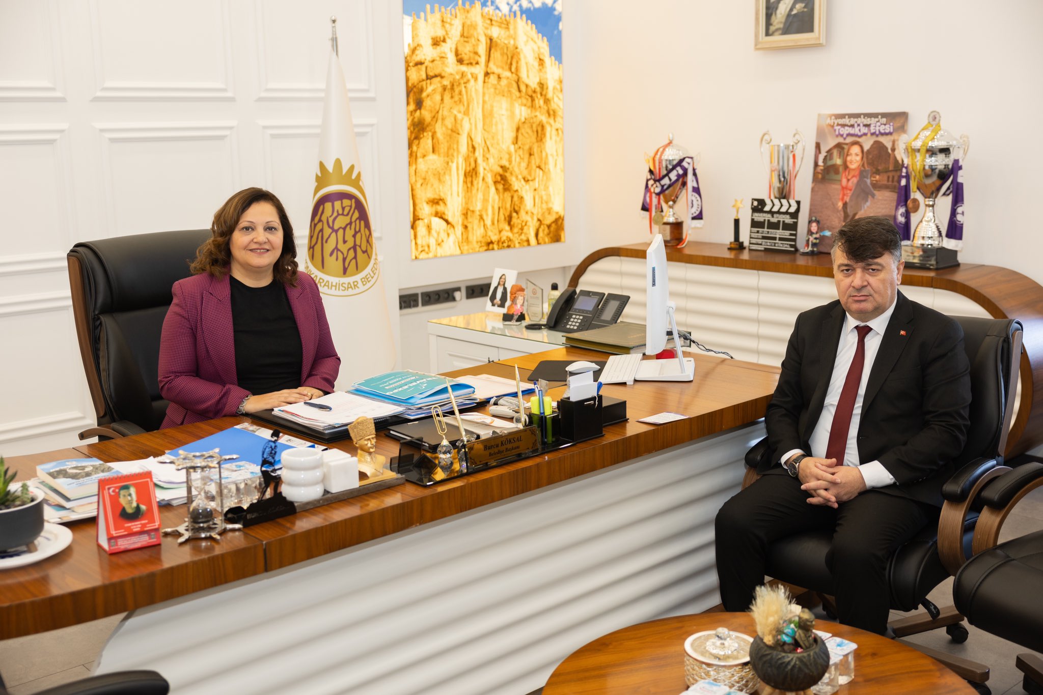 Şoförler Odası Başkanı Karataş, Başkan Köksal’ı Ziyaret Etti!