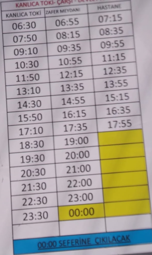 Afyonkarahisar Belediyesi, Otobüs Sefer Saatlerini Yeniden Düzenledi
