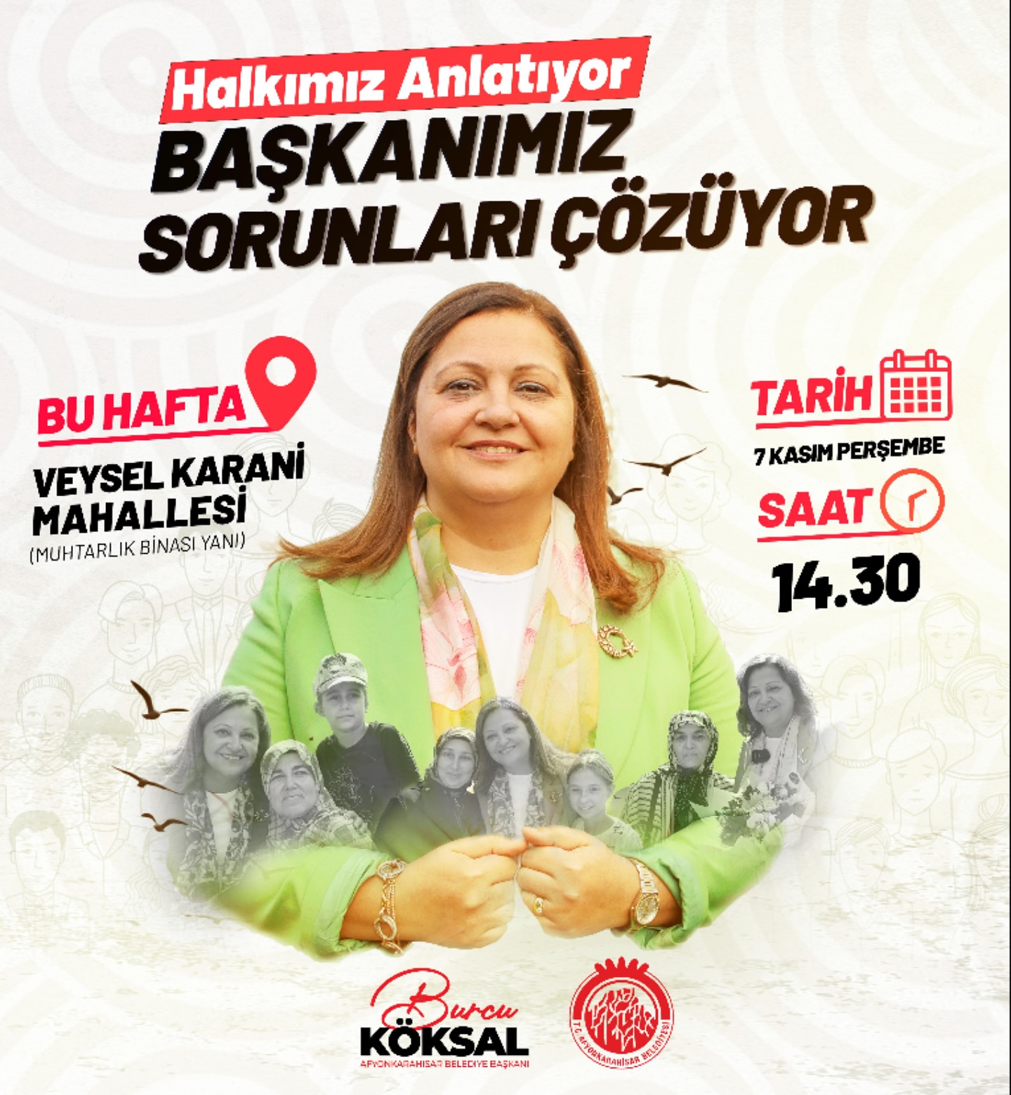 Başkan Köksal, Veysel Karani Mahallesi’nde Vatandaşlarla Buluşacak