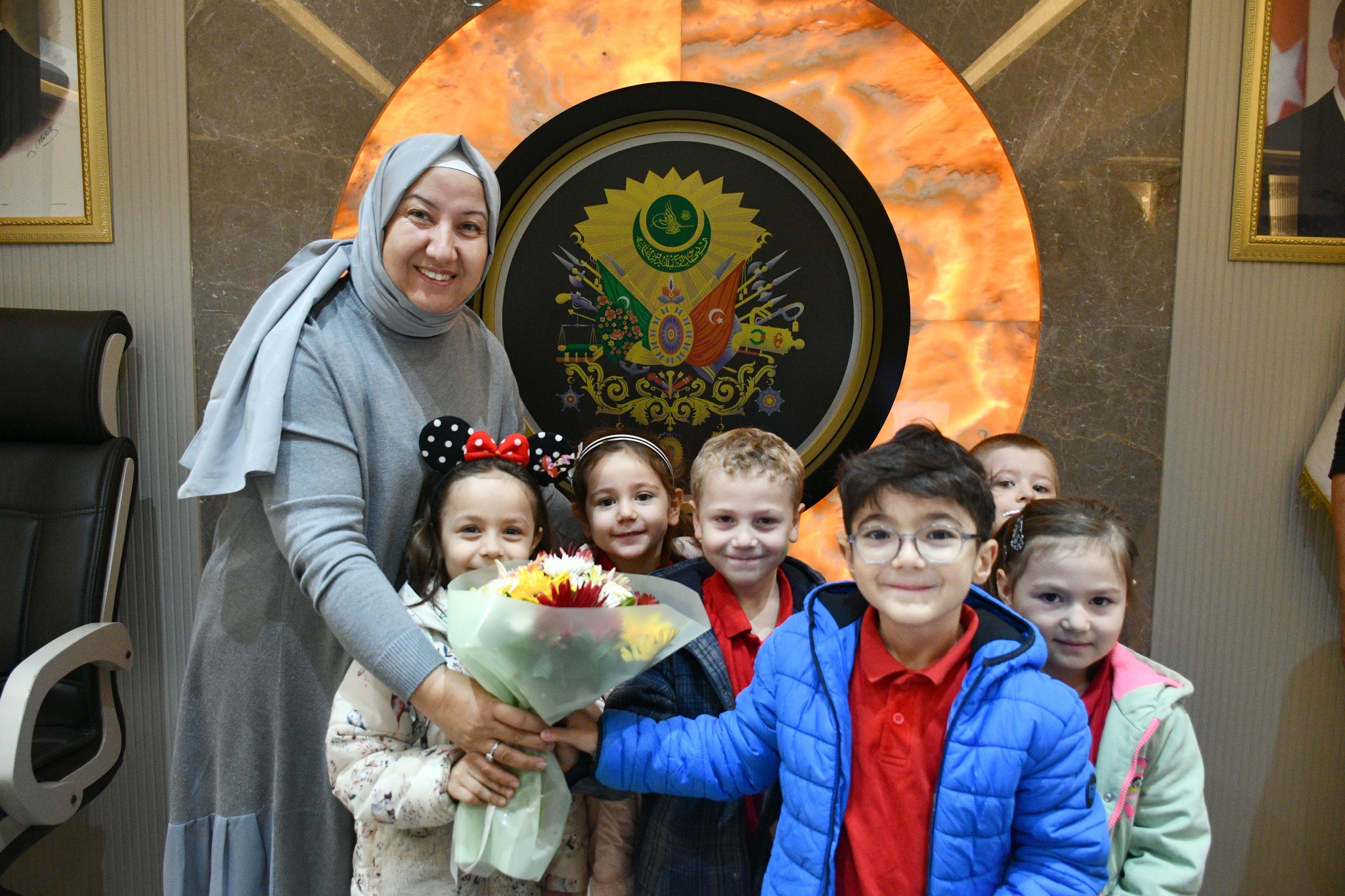 Minik Öğrencilerden Başkan Seyhan Kılınçarslan’a Ziyaret