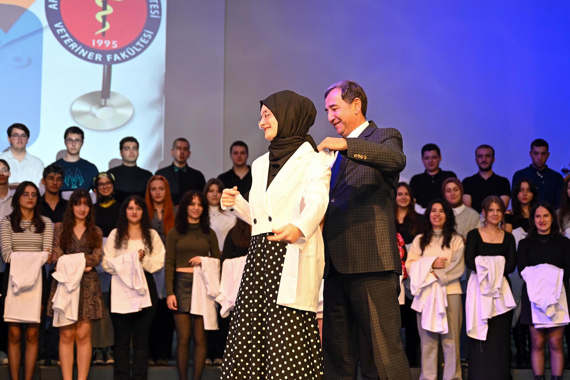 Veteriner Hekim Adayları Beyaz Önlük Giydi