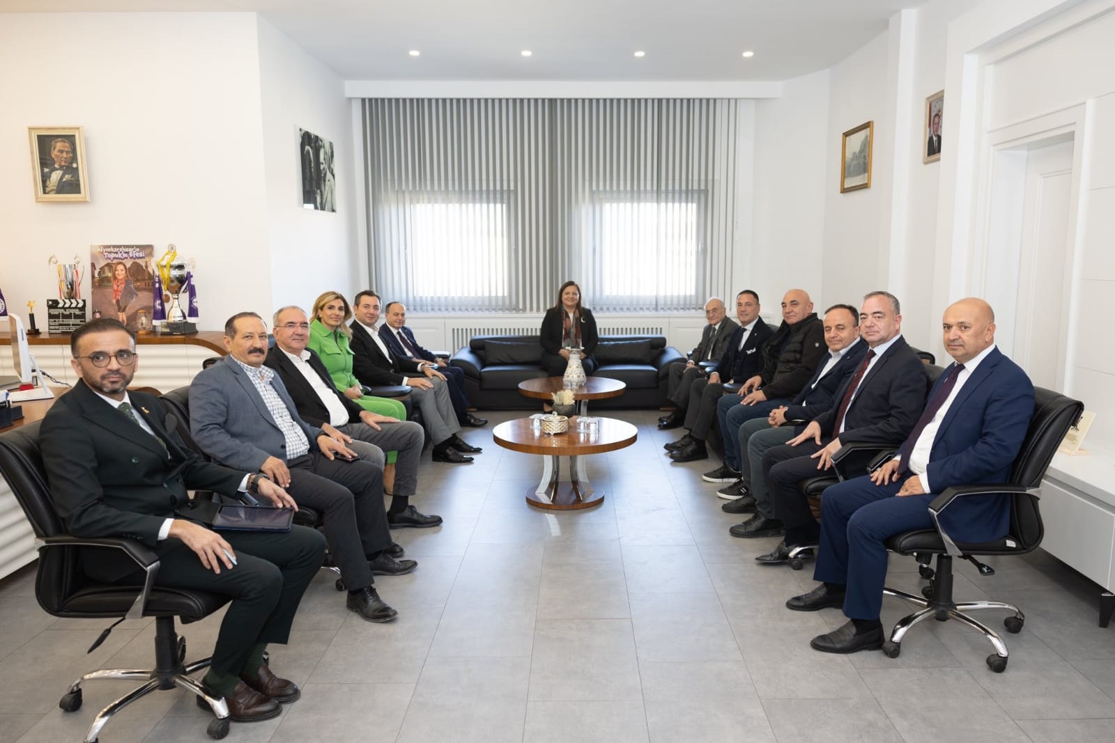 Başkan Köksal Misafirlerini Ağırladı