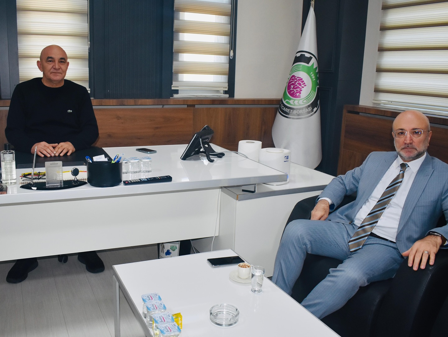Başkan Şahin, Başkan Mühsürler’i Ziyaret Etti