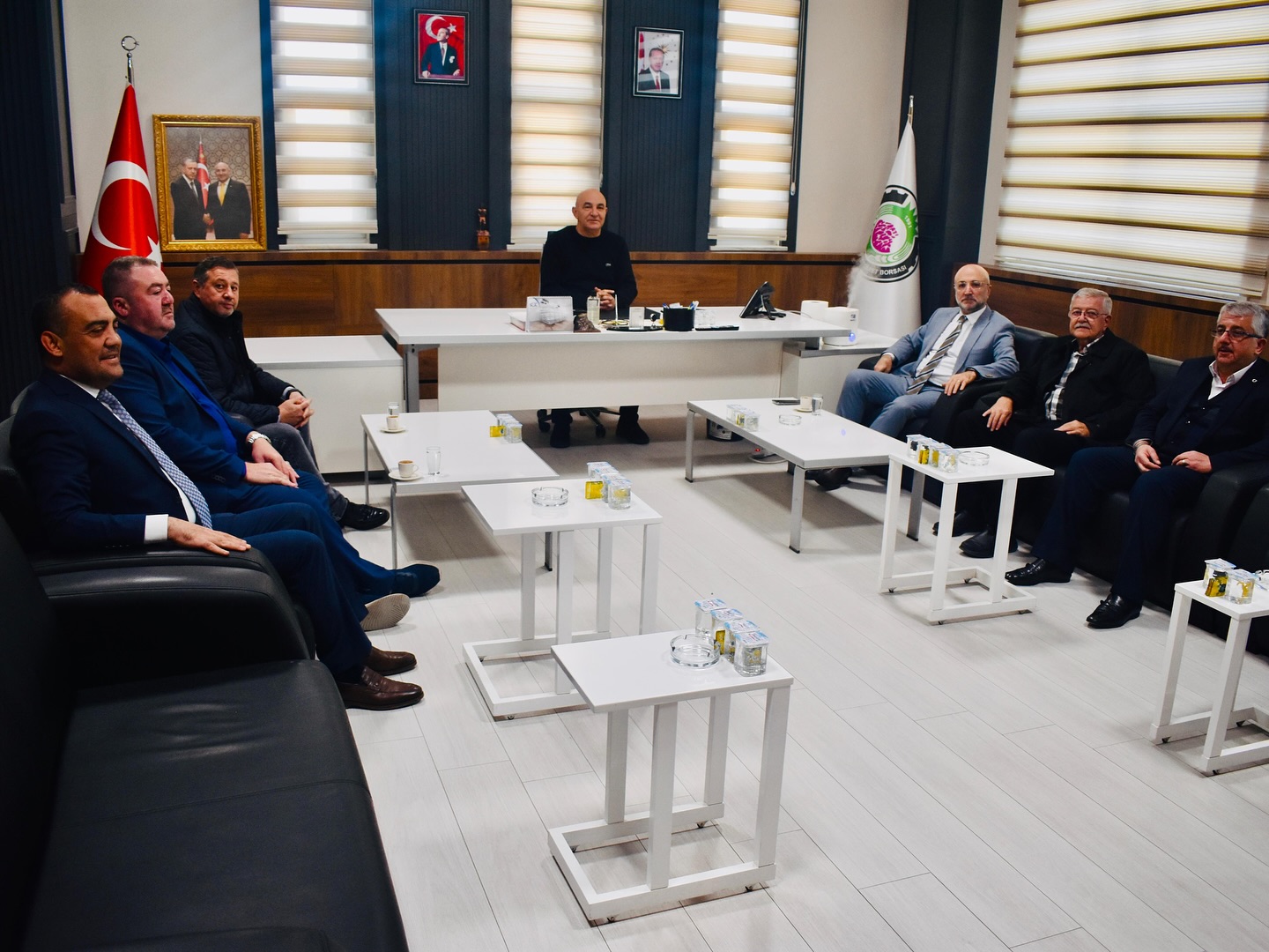 Başkan Şahin, Başkan Mühsürler’i Ziyaret Etti