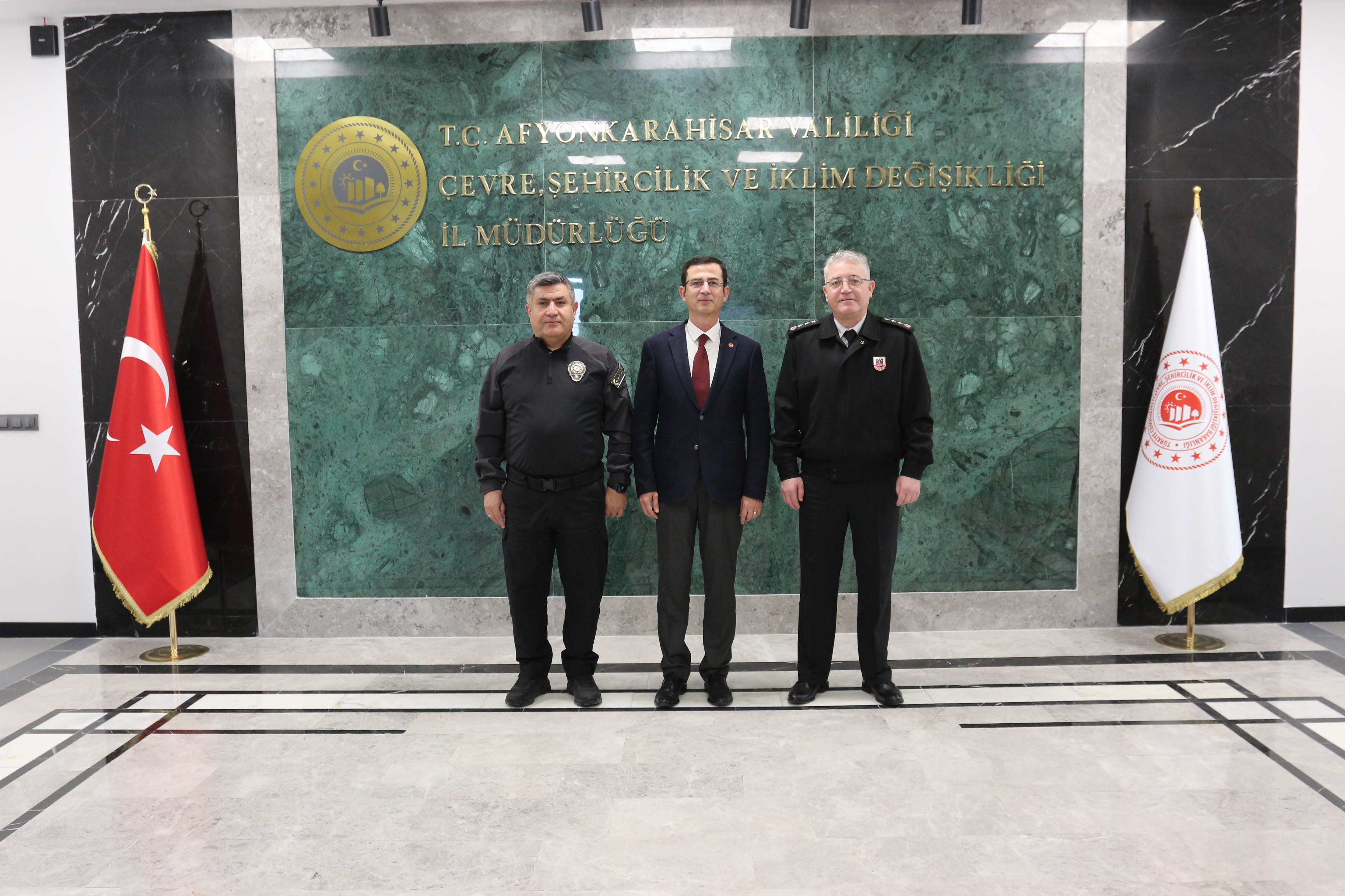 İl Emniyet Müdürü ve İl Jandarma Komutanından Müdür Karayol’a Ziyaret