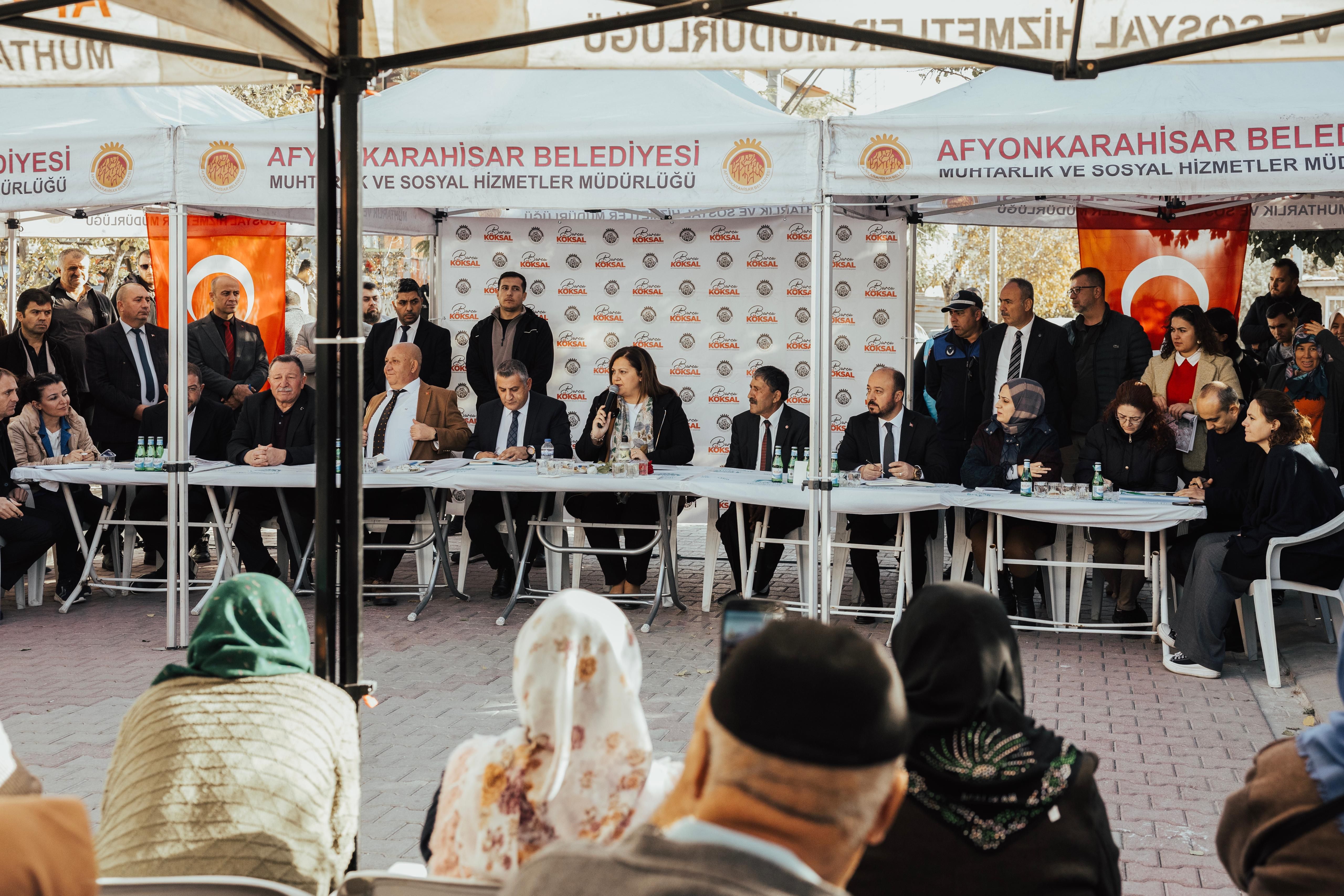 Başkan Köksal, Veysel Karani Mahallesi’nde Vatandaşlarla Buluştu