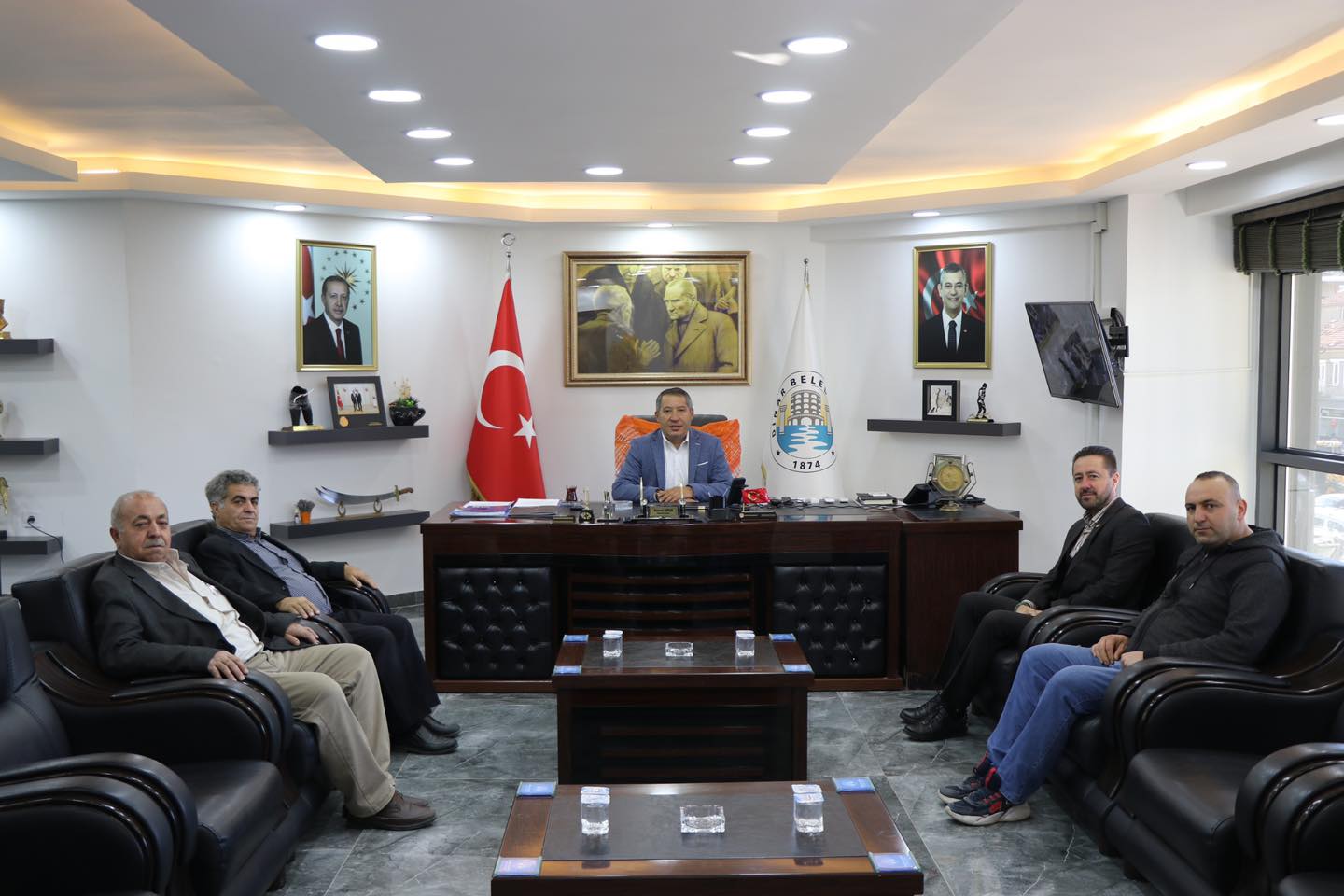 Sandıklı Ziraat Odası Yönetimi, Başkan Topçu'yu Ziyaret Etti