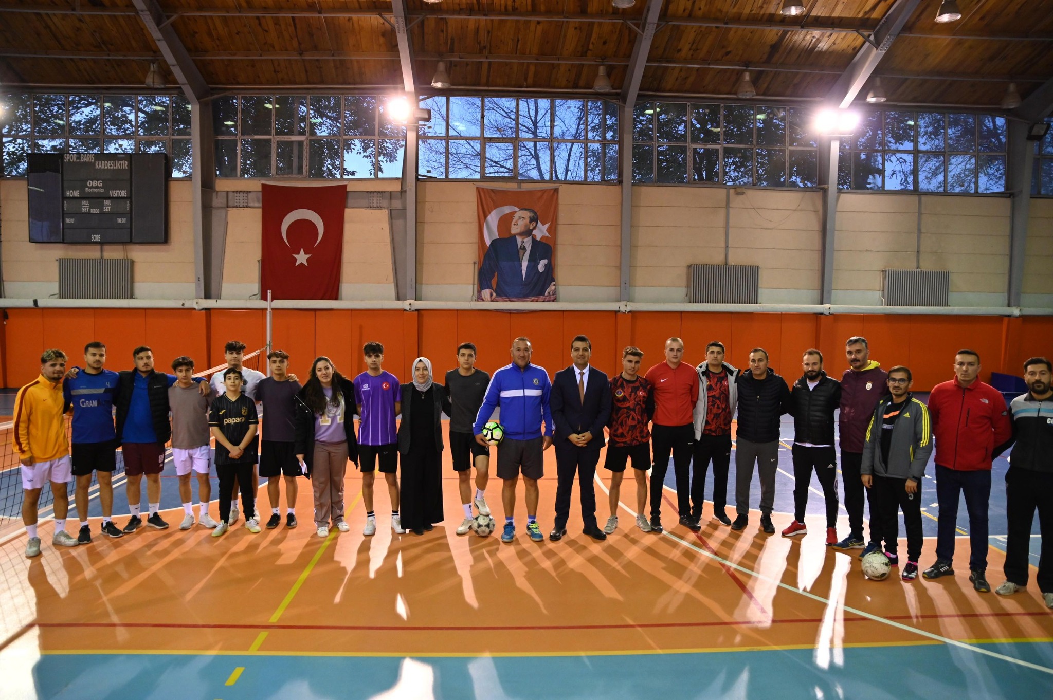 Emirdağ'da Ayak Tenisi Turnuvası Başladı