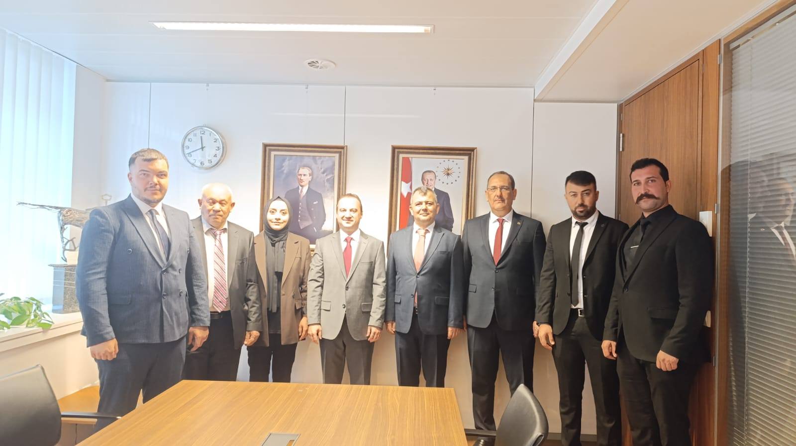 Başkan Koyuncu Brüksel Başkonsolosu Sevim’i Ziyaret Etti!