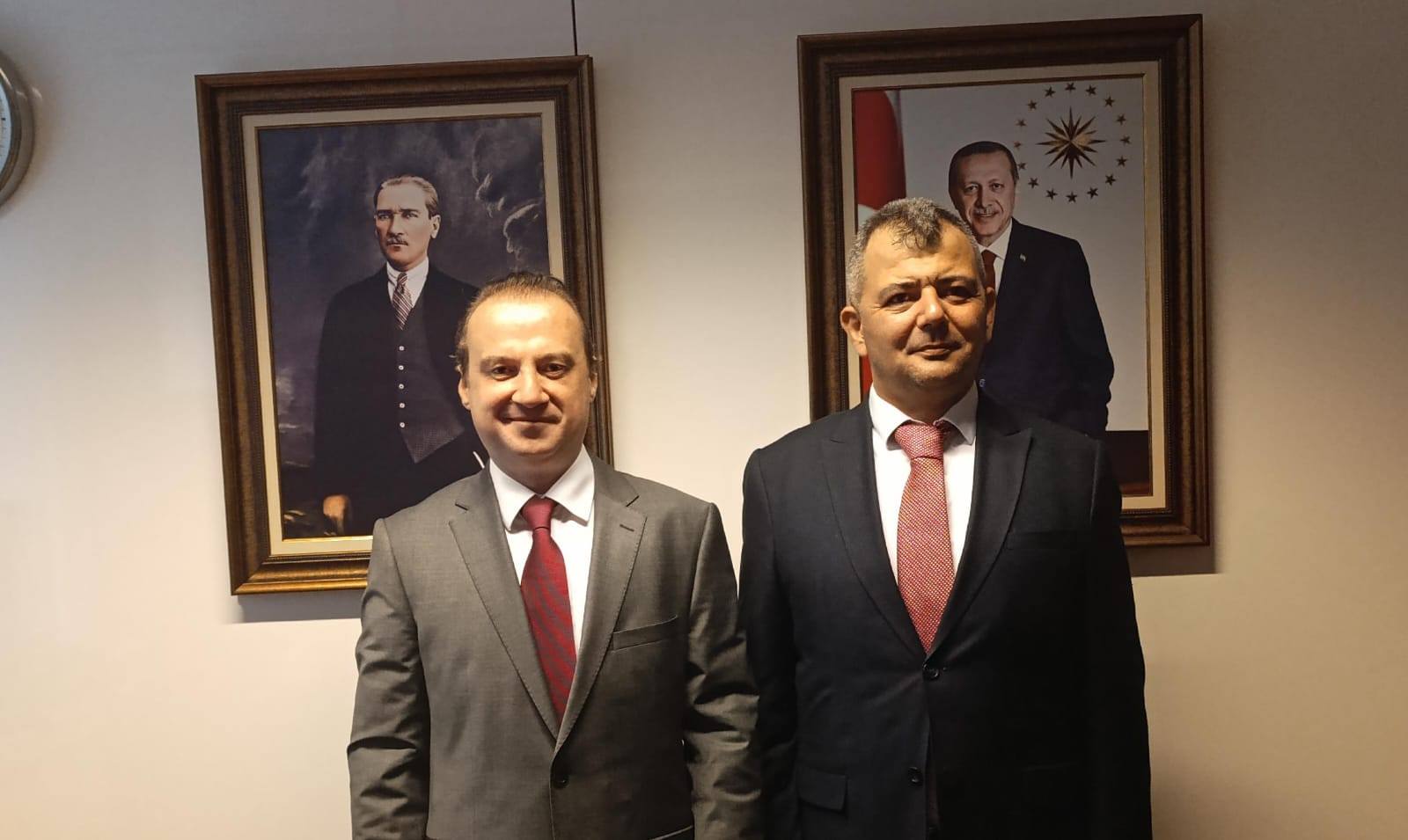 Başkan Koyuncu Brüksel Başkonsolosu Sevim’i Ziyaret Etti!