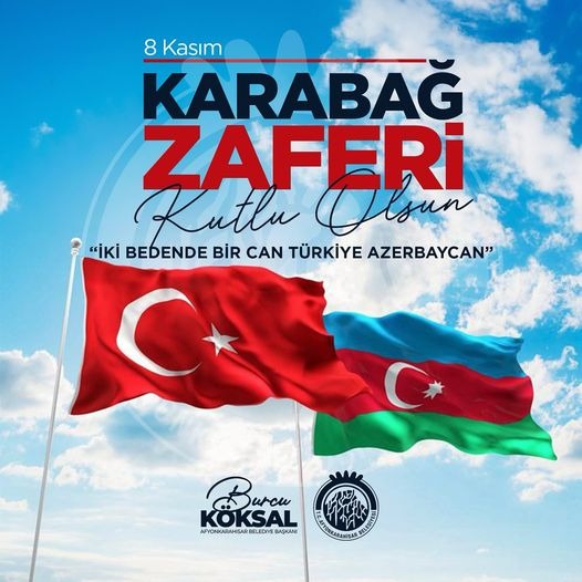BAŞKAN KÖKSAL'DAN KARABAĞ ZAFERİ MESAJI