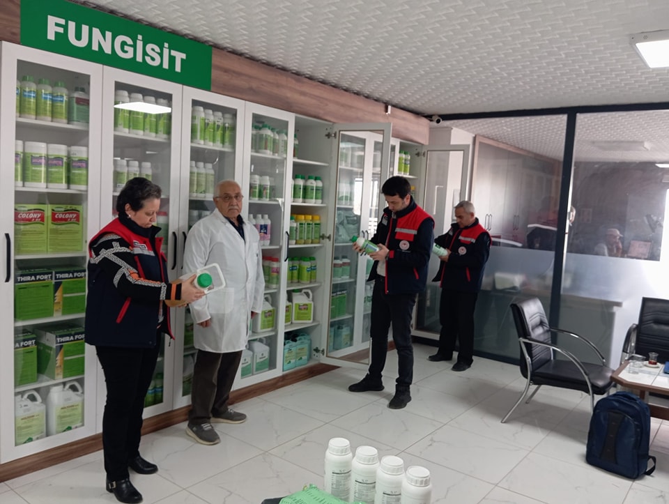 Afyonkarahisar’da Bitki Koruma Ürünleri Piyasa Kontrolü Yapıldı