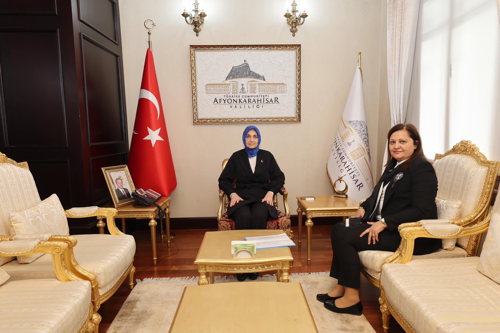 Afyonkarahisar’ın İki Kadın Yöneticisi Bir Araya Geldi