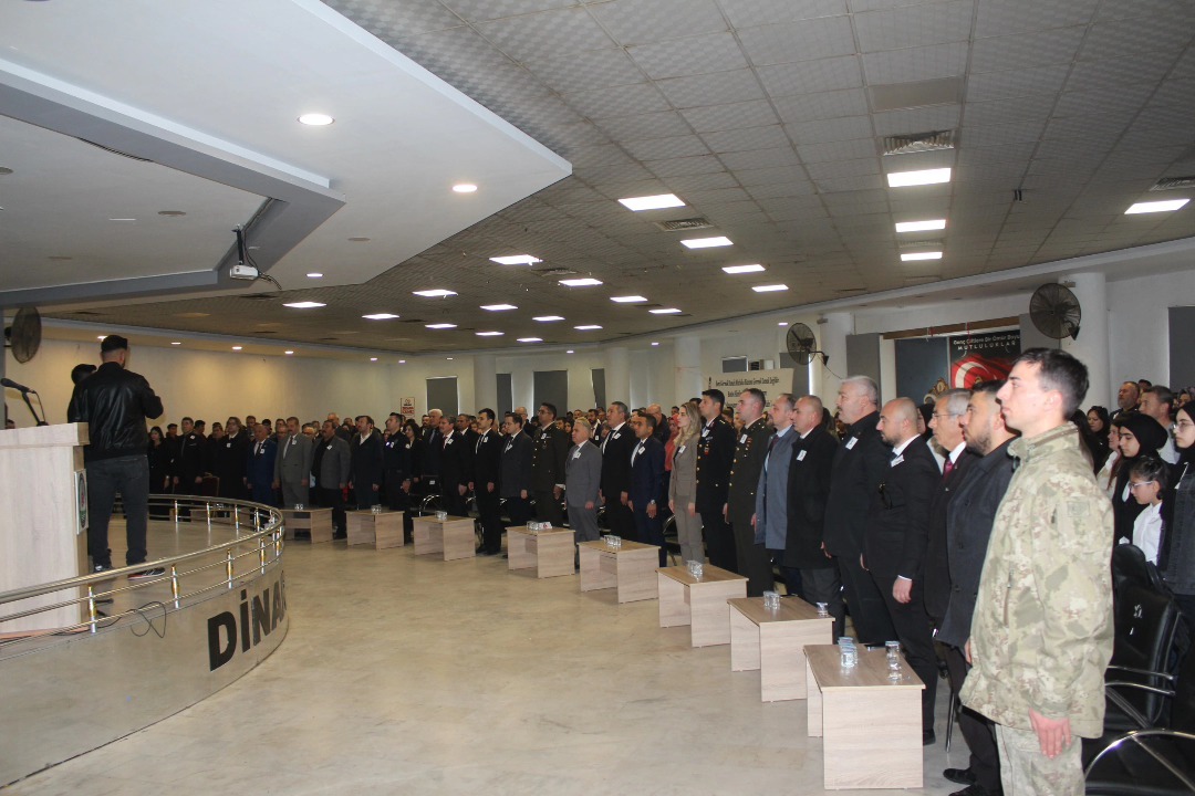 Dinar’da 10 Kasım Atatürk’ü Anma Günü