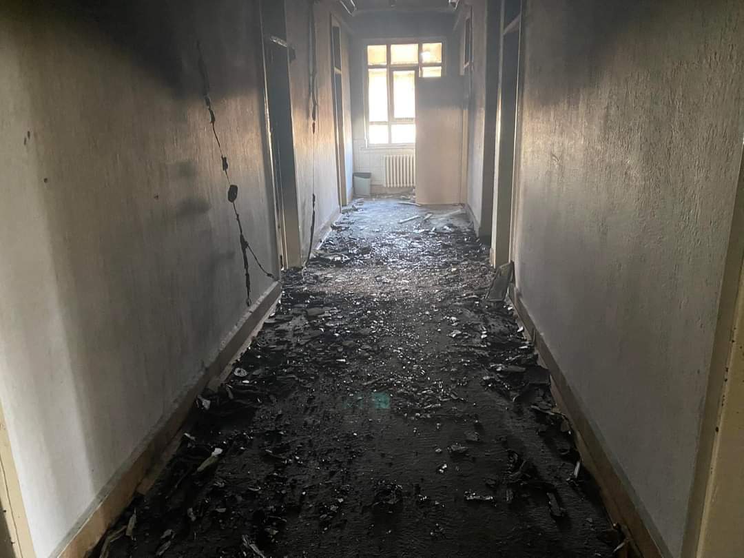Kur’an Kursundaki Yangının Boyutunu Genel Başkan Yardımcısı Urhan Paylaştı