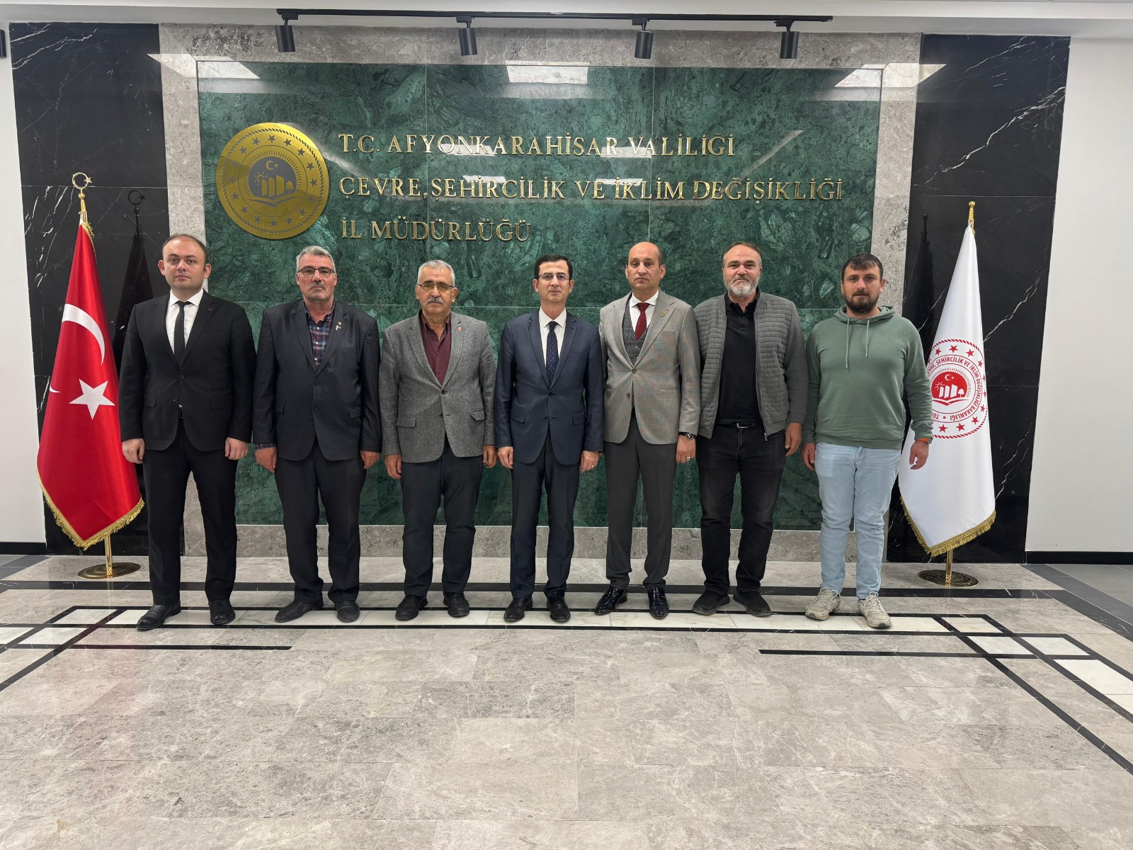 AFYONKARAHİSAR ŞEHİTLER DERNEĞİNDEN MÜDÜR KARAYOL'A ZİYARET