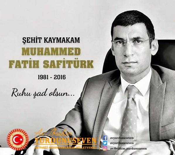 YURDUNUSEVEN, ŞEHİT KAYMAKAM MUHAMMET FATİH SAFİTÜRK'Ü ANDI