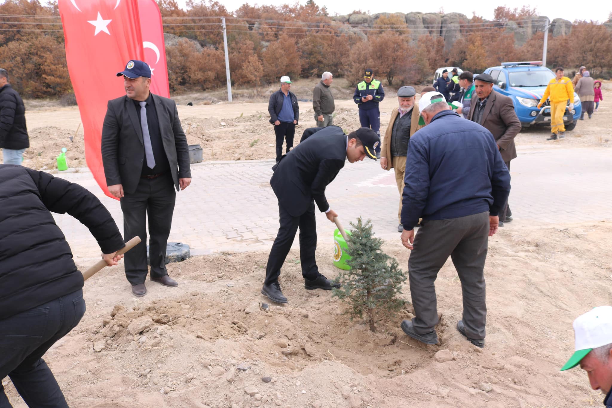 Kaymakam Bildirici Fidan Dikim Etkinliğine Katıldı