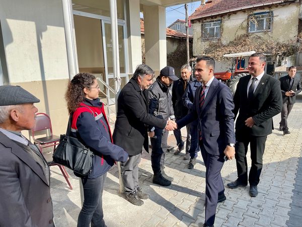 Kaymakam Aslan’dan Başkan Şahin’e İade-İ Ziyaret