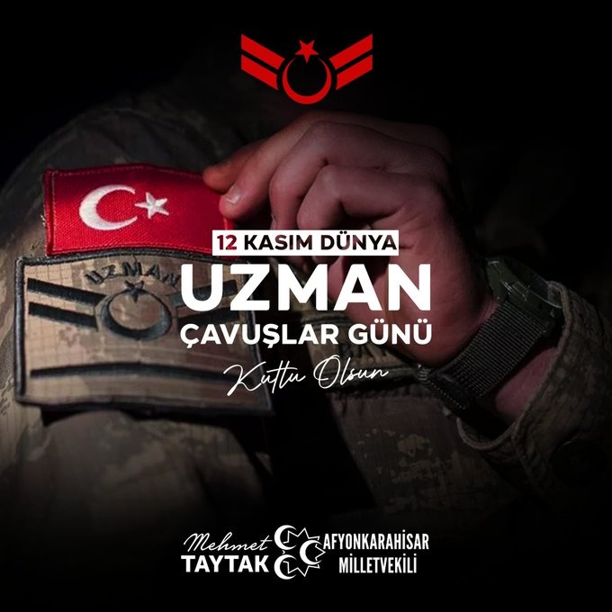 MİLLETVEKİLİ TAYTAK'TAN UZMAN ÇAVUŞLAR GÜNÜ MESAJI