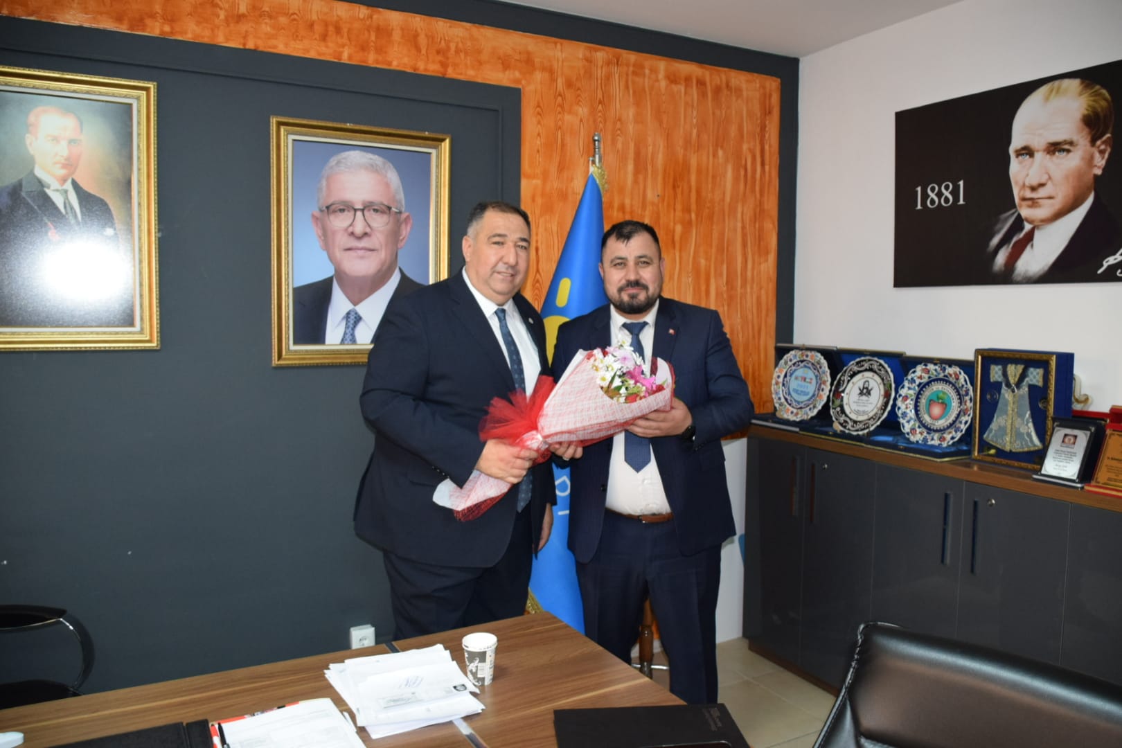 Afyonspor’un Yeni Yönetimi İYİ Parti ile Bir Araya Geldi