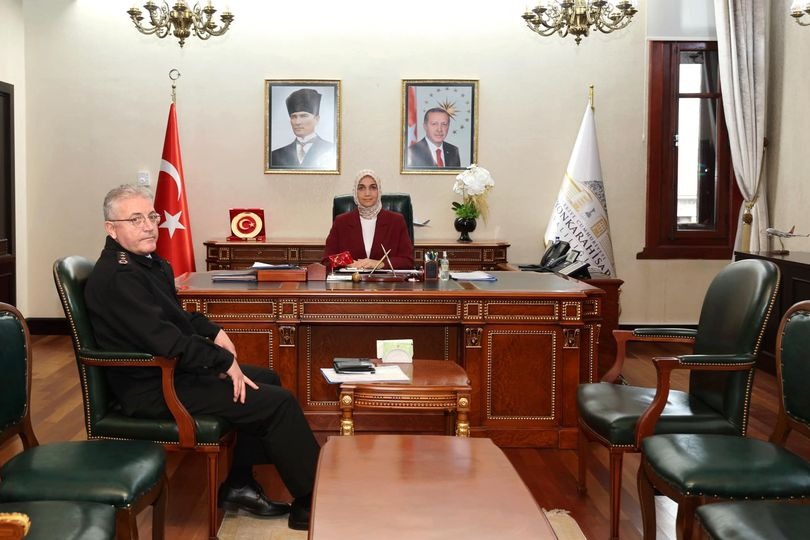 VALİ YİĞİTBAŞI, J. ALB. YAĞAN'I KONUK ETTİ