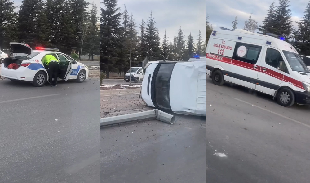 Susuz Yolunda Yaşanan Kazada 1 Kişi Yaralandı