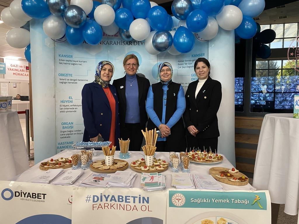 DEVLET HASTANESİ, DÜNYA DİYABET GÜNÜNDE ETKİNLİKLER DÜZENLEDİ
