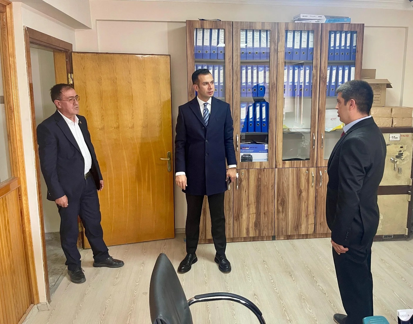 KAYMAKAM ASLAN, BAŞKAN YAKAN'A İADE-İ ZİYARETTE BULUNDU